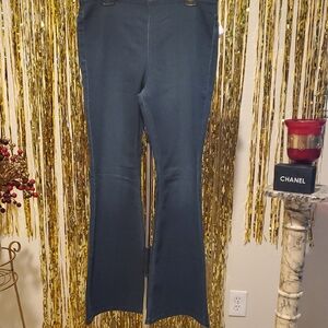 Women's FREE PEOPLE Blue Flared Pants, Size 31